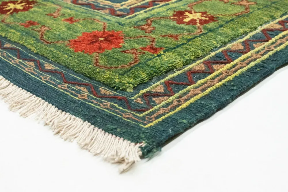 Kelimteppe - Orientalsk - 205 x 147 cm - grønn