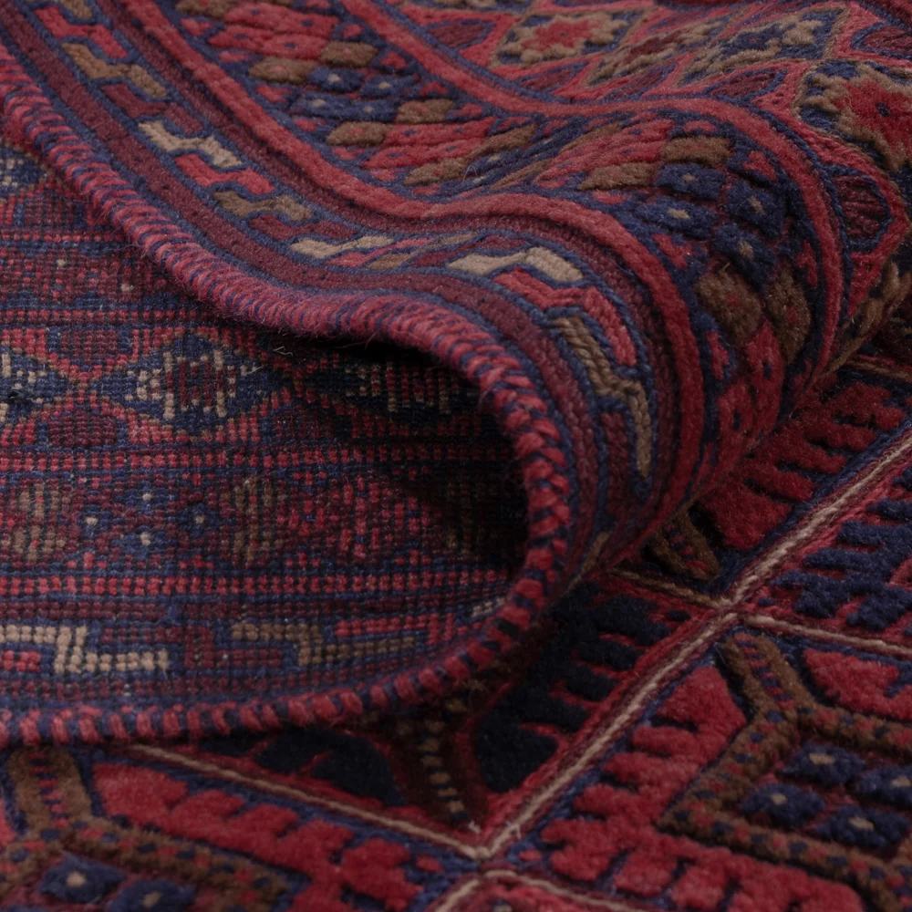 Kelimteppe - Orientalsk - 205 x 152 cm - mørk rød