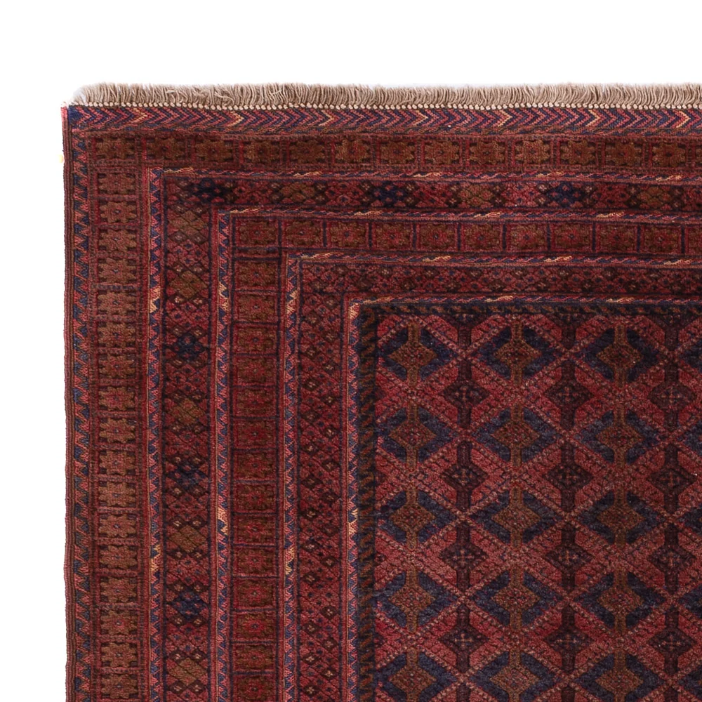 Kelimteppe - Orientalsk - 205 x 155 cm - mørk rød