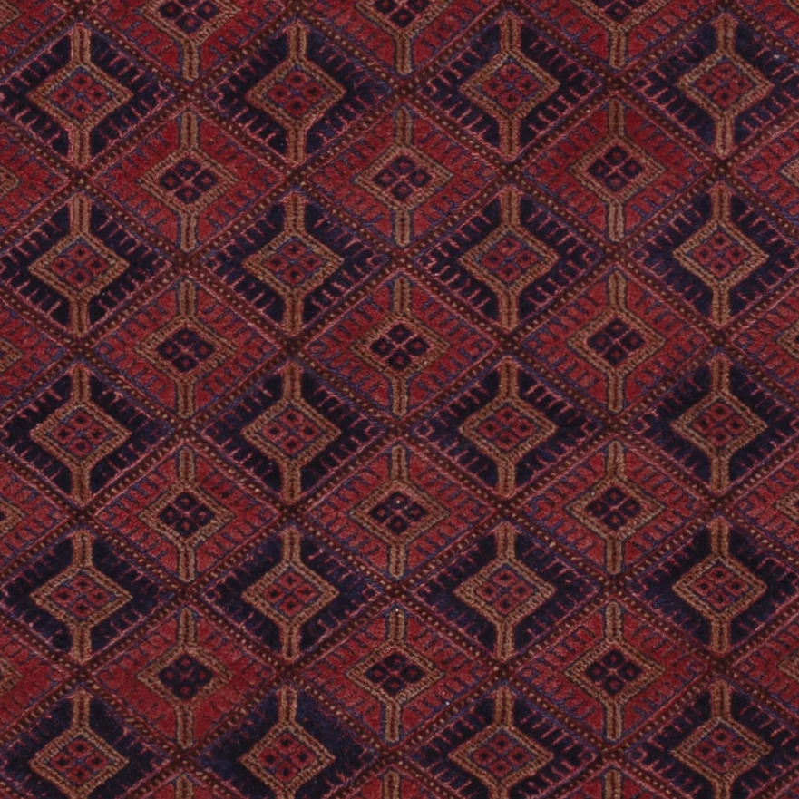 Kelimteppe - Orientalsk - 205 x 163 cm - mørk rød