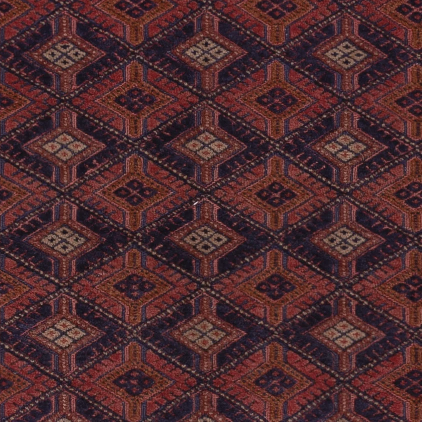 Kelimteppe - Orientalsk - 206 x 145 cm - mørk rød