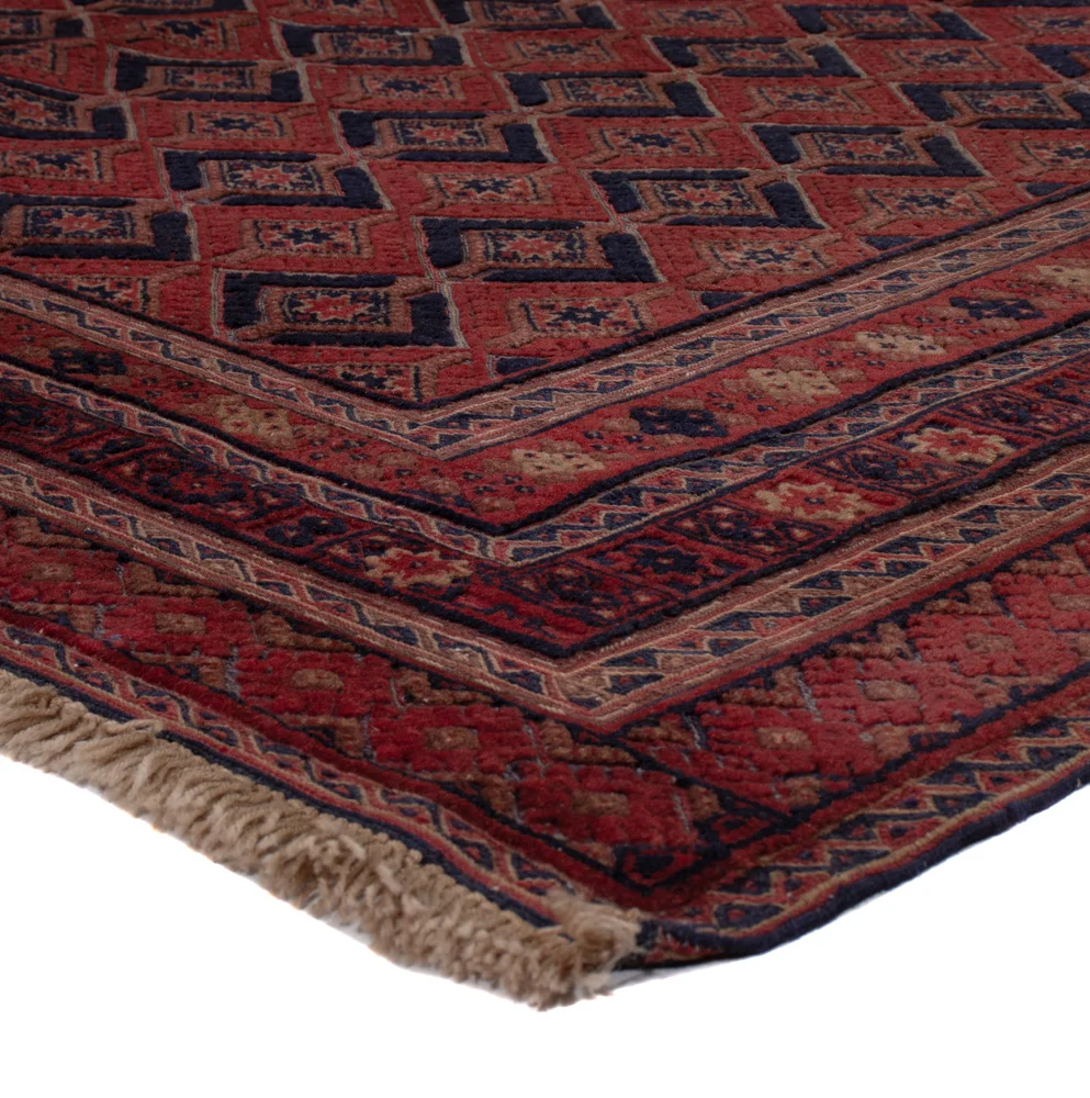 Kelimteppe - Orientalsk - 206 x 156 cm - mørk rød