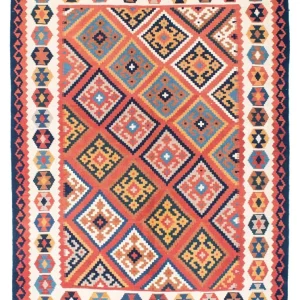 Kelimteppe - Orientalsk - 206 x 156 cm - rust