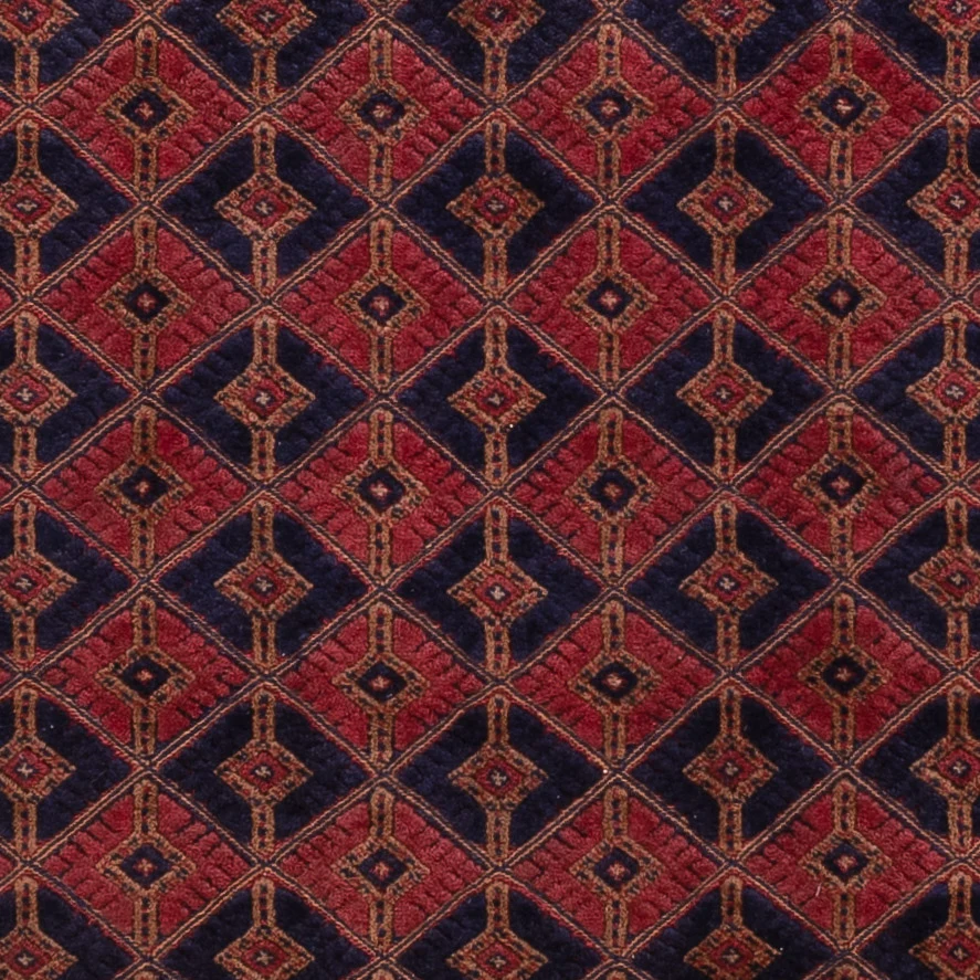 Kelimteppe - Orientalsk - 206 x 160 cm - mørk rød