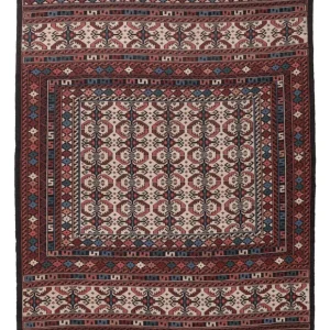 Kelimteppe - Orientalsk - 207 x 118 cm - flerfarget