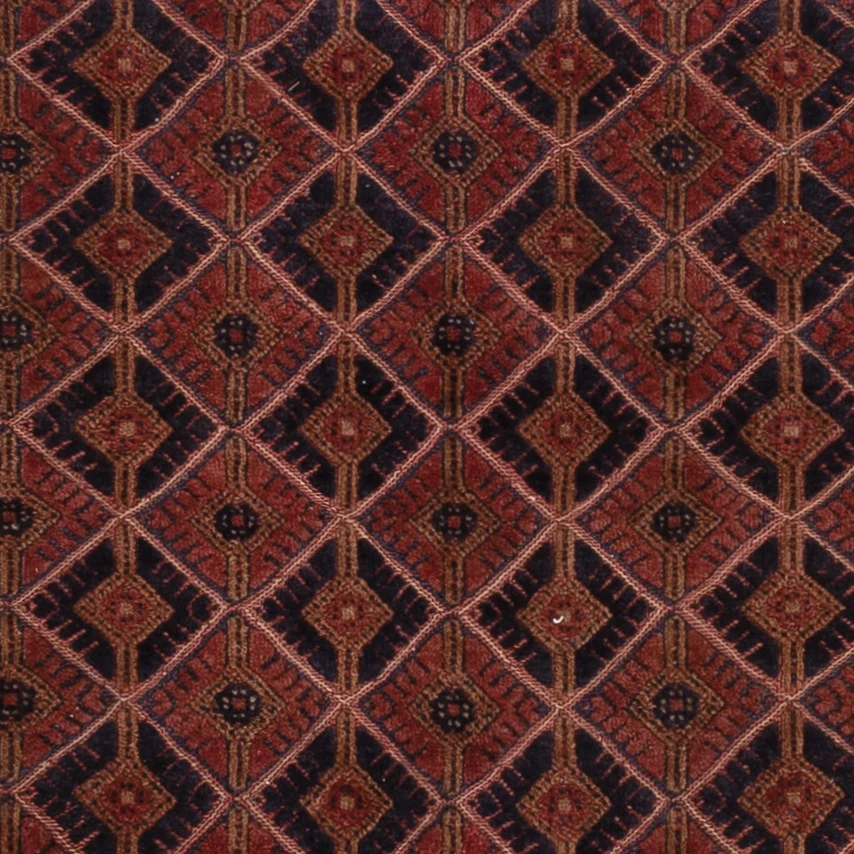 Kelimteppe - Orientalsk - 207 x 140 cm - mørk rød