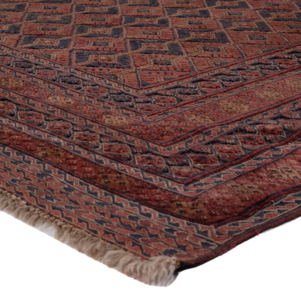 Kelimteppe - Orientalsk - 207 x 140 cm - mørk rød