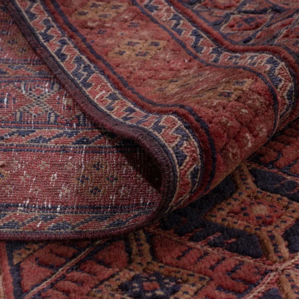 Kelimteppe - Orientalsk - 207 x 140 cm - mørk rød