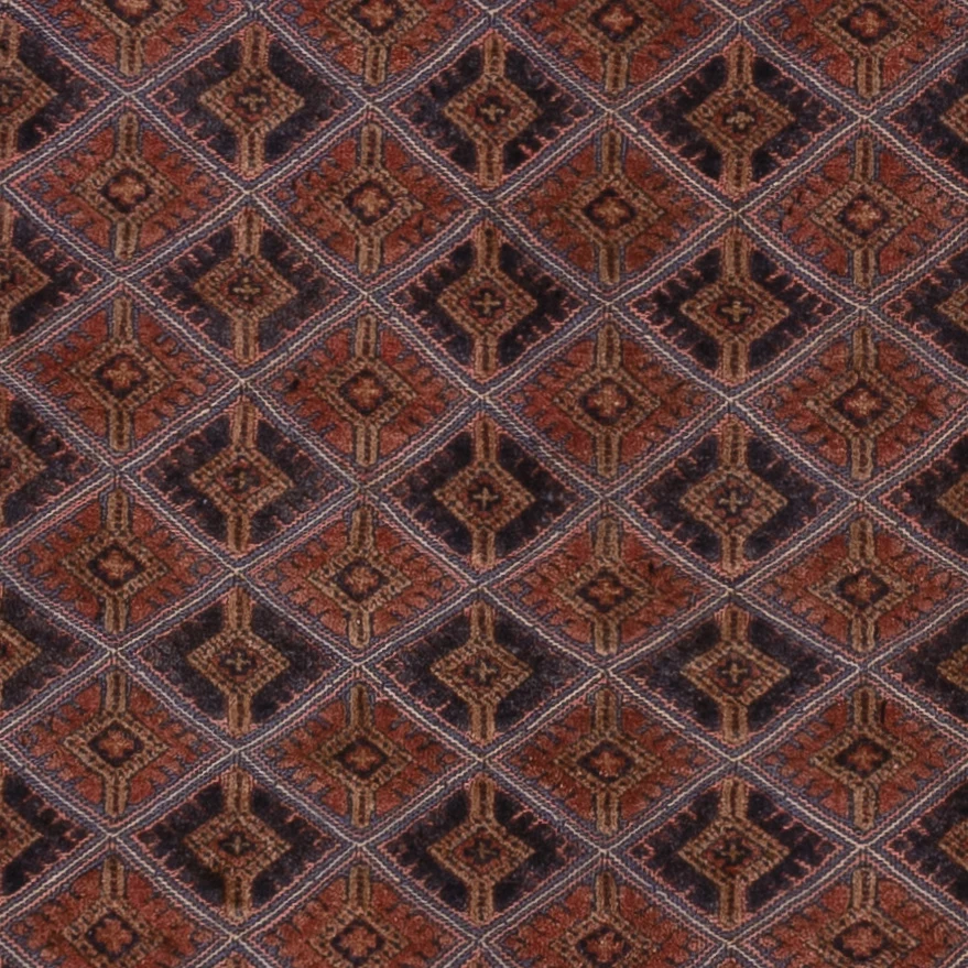 Kelimteppe - Orientalsk - 207 x 156 cm - mørk rød
