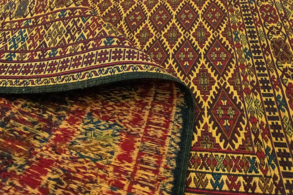 Kelimteppe - Orientalsk - 208 x 133 cm - brun