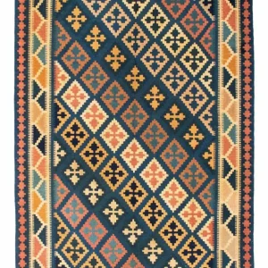 Kelimteppe - Orientalsk - 208 x 154 cm - flerfarget