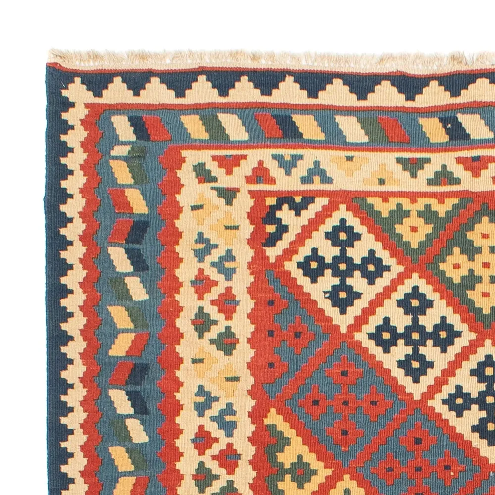 Kelimteppe - Orientalsk - 208 x 158 cm - flerfarget