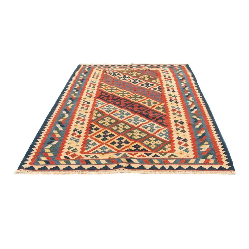 Kelimteppe - Orientalsk - 208 x 158 cm - flerfarget