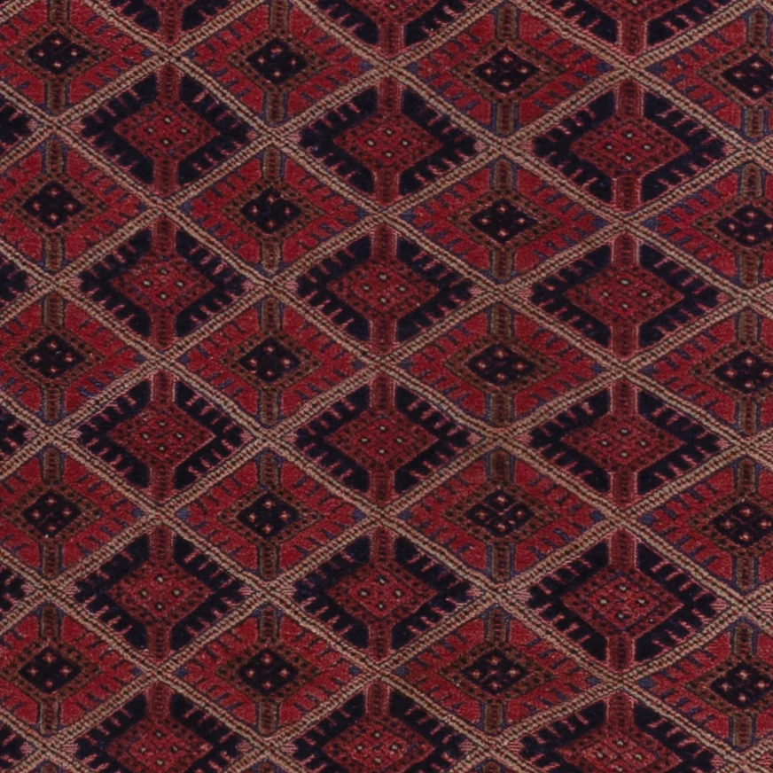 Kelimteppe - Orientalsk - 209 x 151 cm - mørk rød