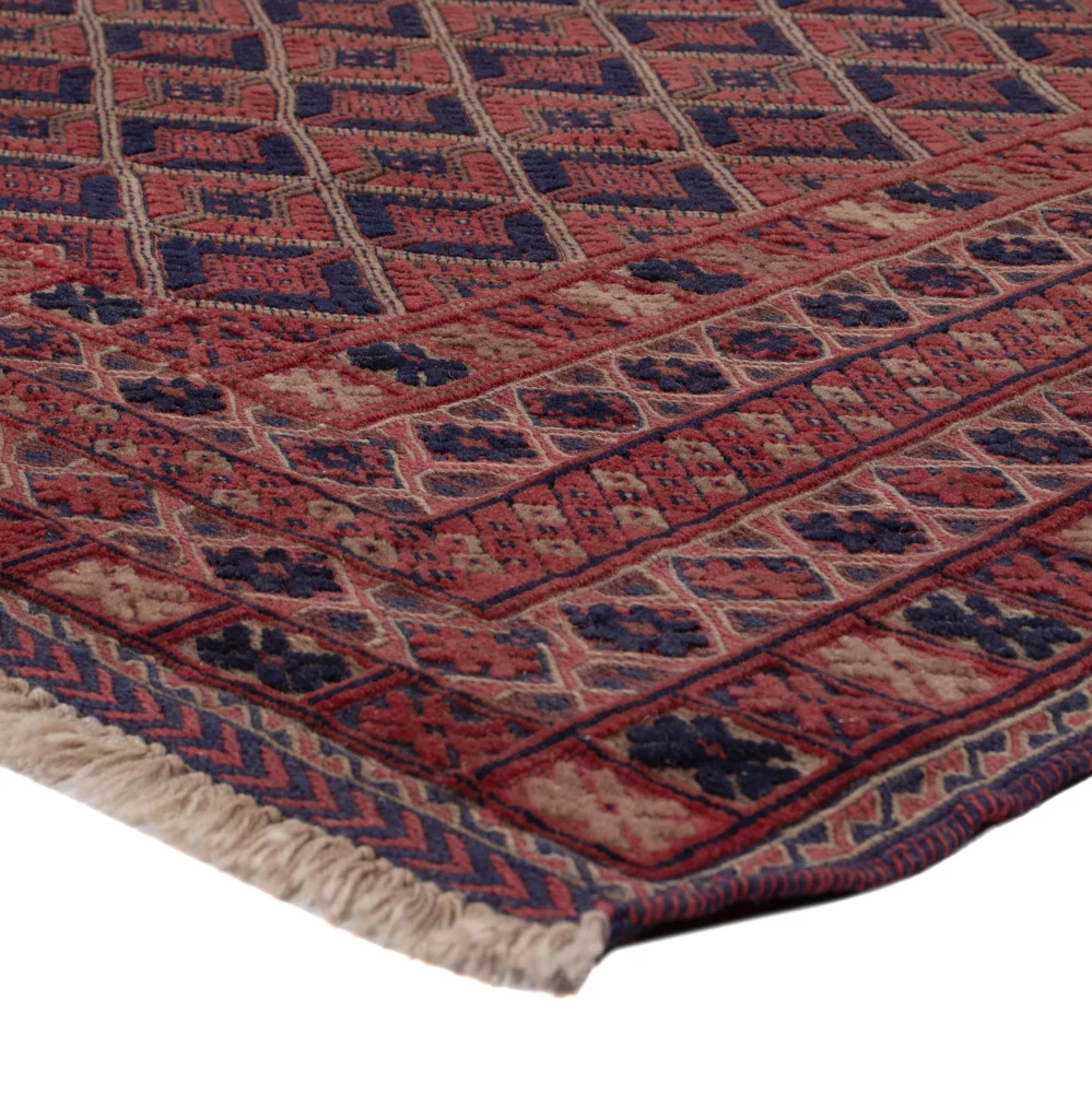 Kelimteppe - Orientalsk - 209 x 151 cm - mørk rød