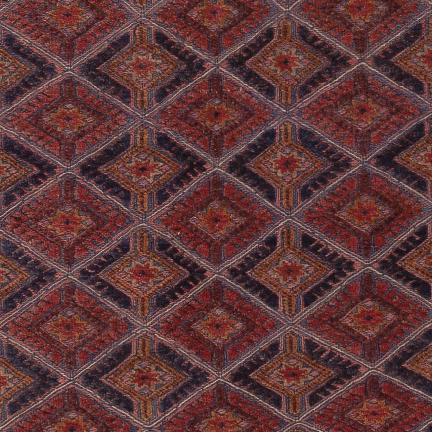 Kelimteppe - Orientalsk - 210 x 148 cm - mørk rød