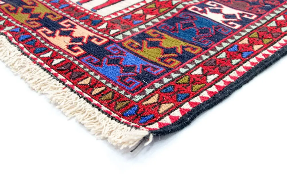 Kelimteppe - Orientalsk - 212 x 118 cm - beige