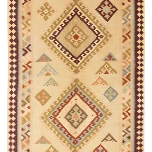 Kelimteppe - Orientalsk - 216 x 150 cm - lys beige