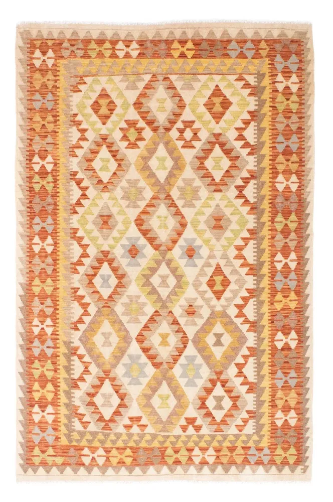 Kelimteppe - Orientalsk - 218 x 144 cm - beige