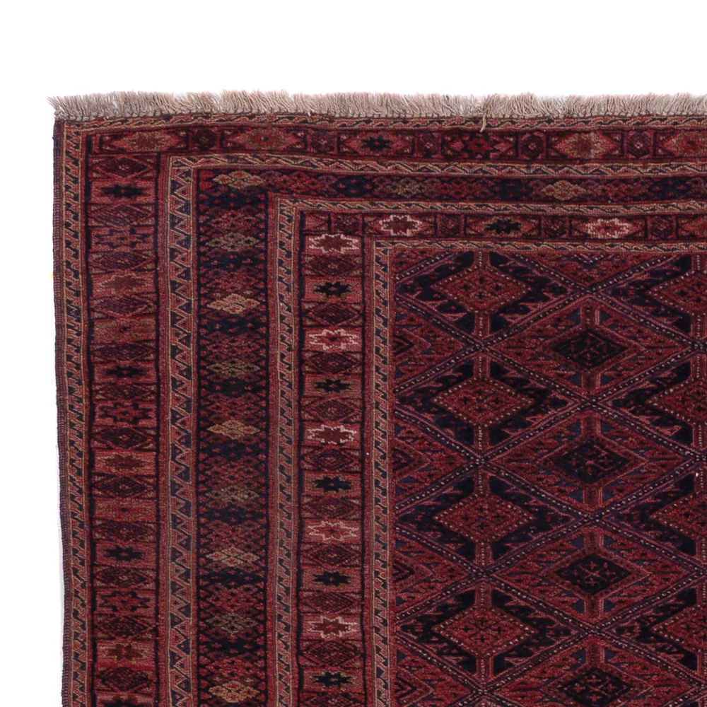Kelimteppe - Orientalsk - 221 x 146 cm - mørk rød