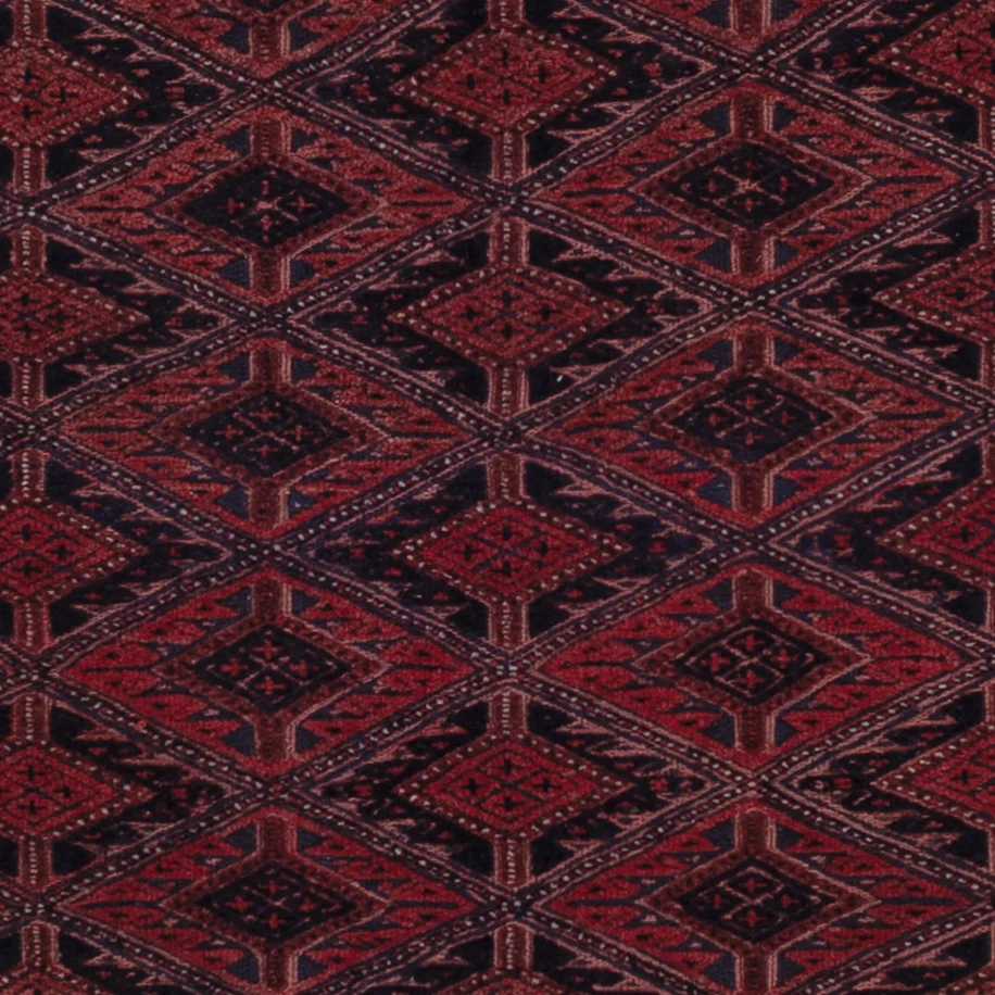 Kelimteppe - Orientalsk - 221 x 146 cm - mørk rød