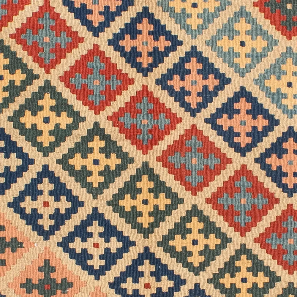 Kelimteppe - Orientalsk - 221 x 164 cm - flerfarget