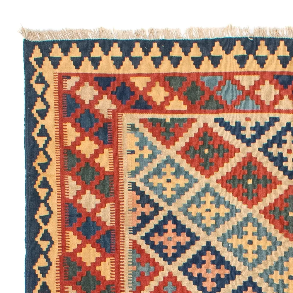Kelimteppe - Orientalsk - 221 x 164 cm - flerfarget