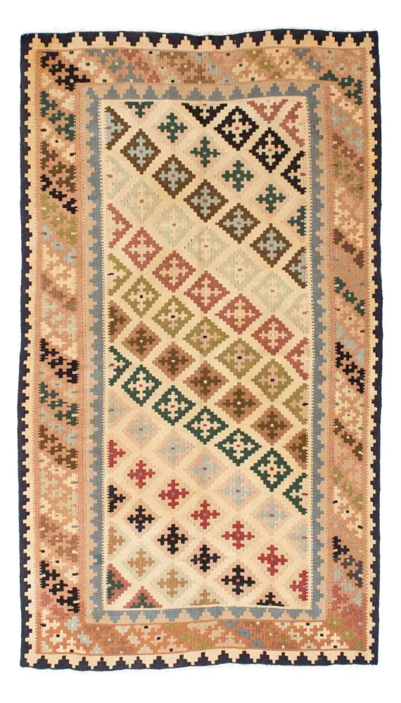 Kelimteppe - Orientalsk - 223 x 132 cm - beige