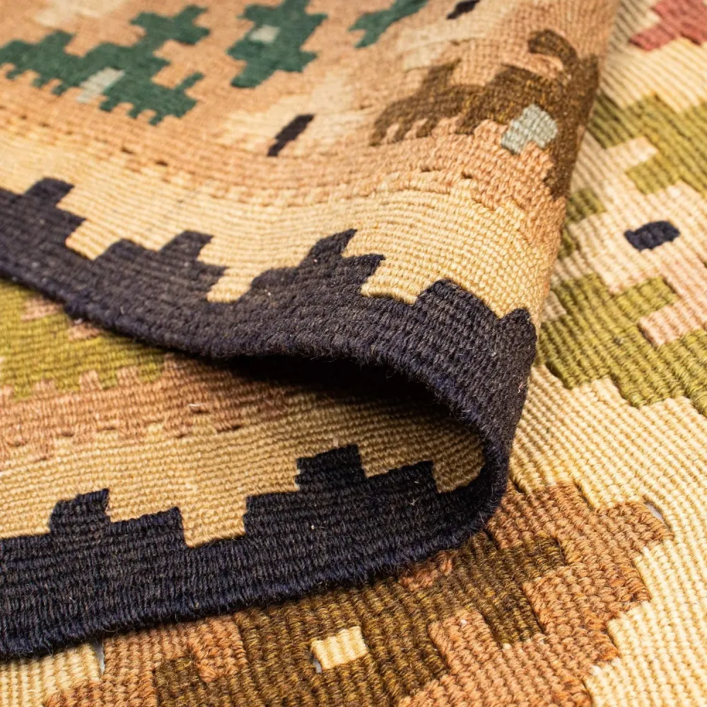 Kelimteppe - Orientalsk - 223 x 132 cm - beige