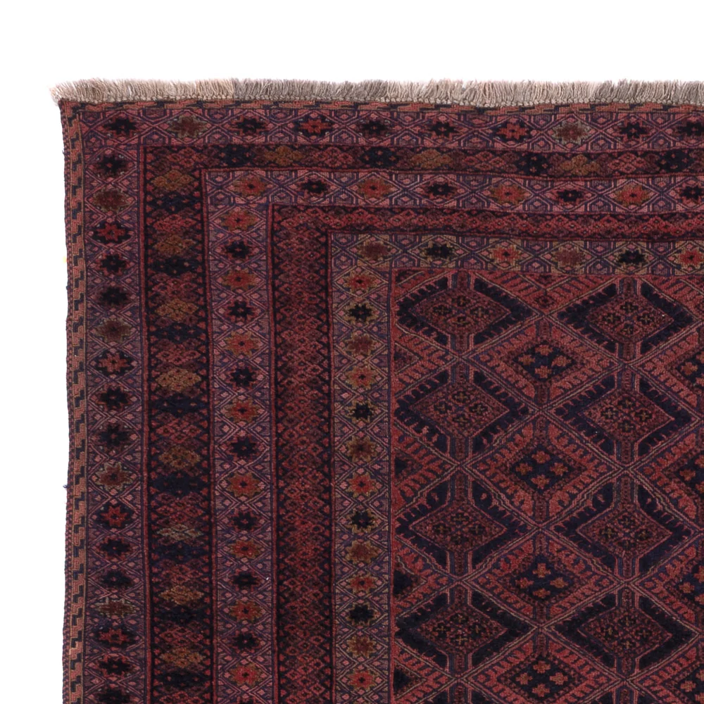 Kelimteppe - Orientalsk - 224 x 158 cm - mørk rød