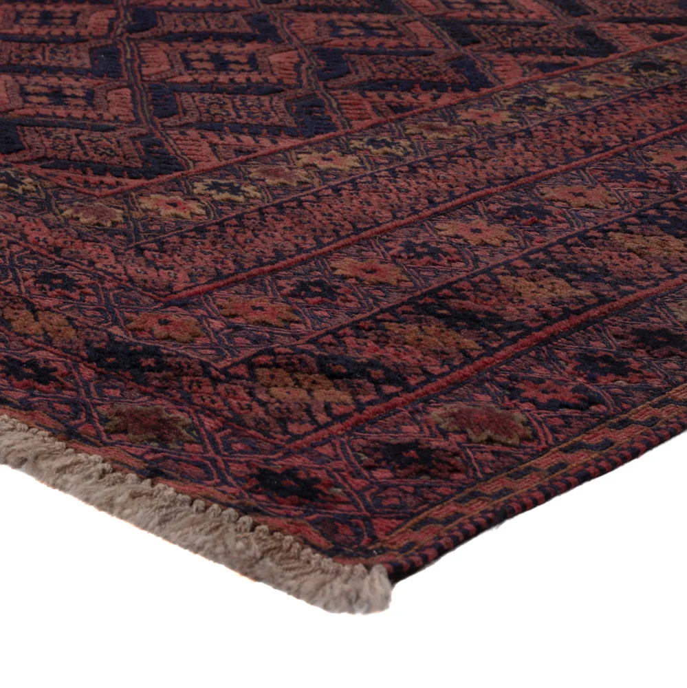 Kelimteppe - Orientalsk - 224 x 158 cm - mørk rød