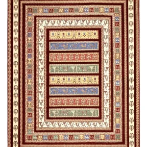 Kelimteppe - Orientalsk - 225 x 175 cm - flerfarget