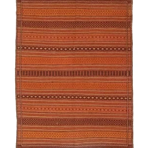 Kelimteppe - Orientalsk - 232 x 173 cm - oransje