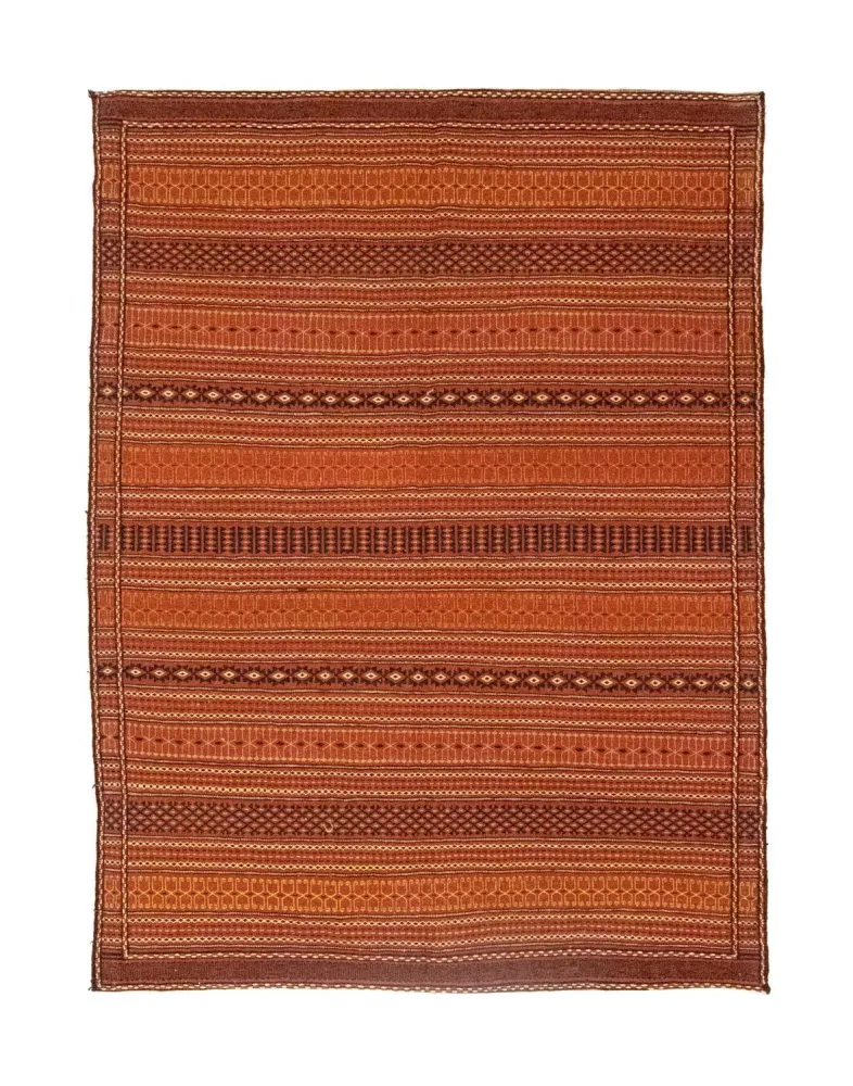 Kelimteppe - Orientalsk - 232 x 173 cm - oransje