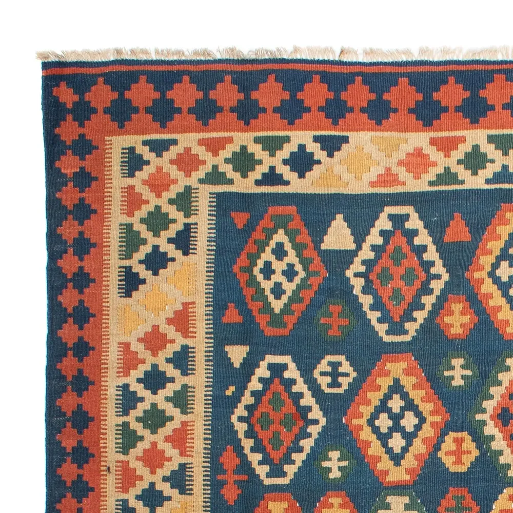 Kelimteppe - Orientalsk - 232 x 194 cm - blå