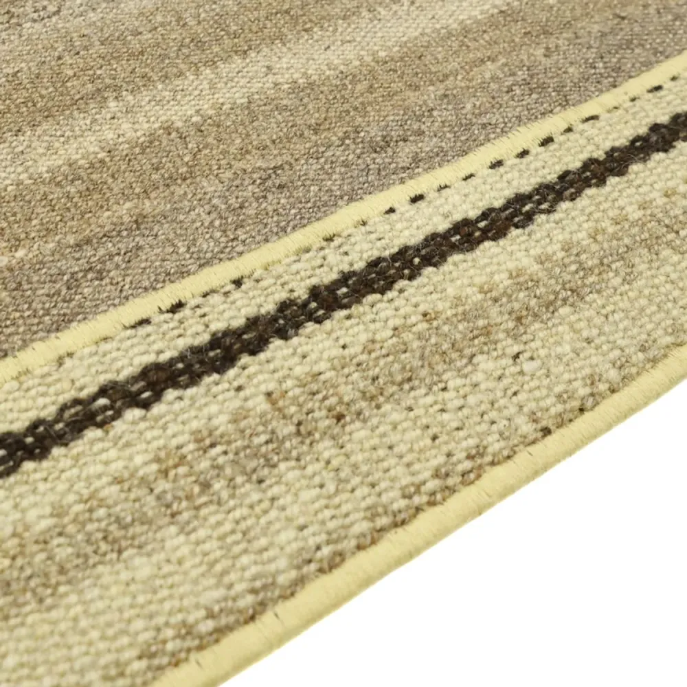 Kelimteppe - Orientalsk - 234 x 172 cm - mørk beige