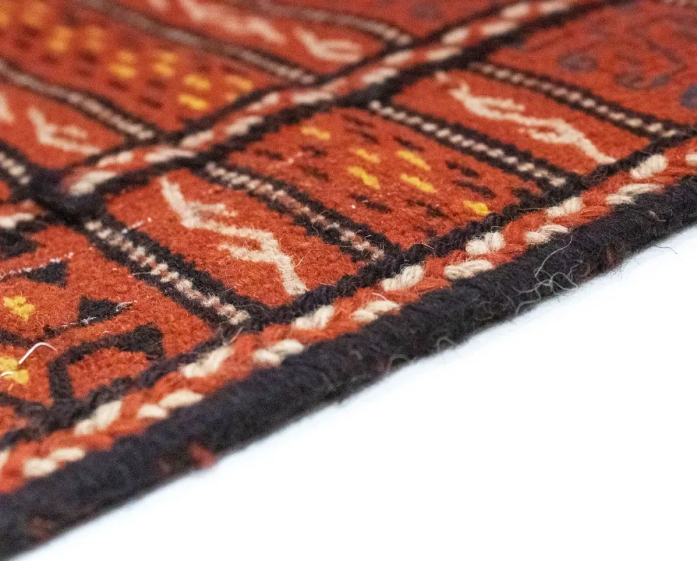 Kelimteppe - Orientalsk - 235 x 165 cm - oransje