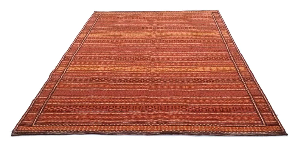 Kelimteppe - Orientalsk - 235 x 165 cm - oransje