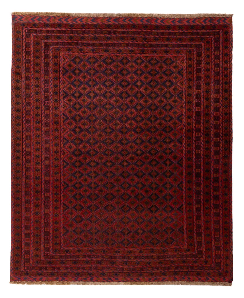 Kelimteppe - Orientalsk - 236 x 196 cm - rød