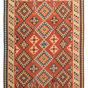 Kelimteppe - Orientalsk - 238 x 200 cm - flerfarget