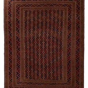 Kelimteppe - Orientalsk - 239 x 199 cm - rød