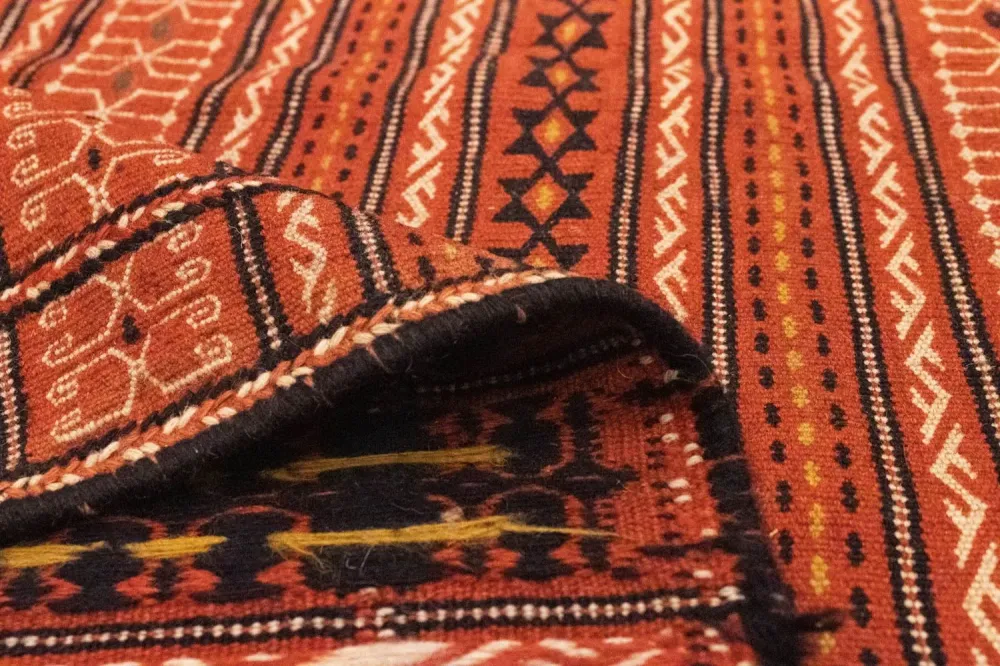 Kelimteppe - Orientalsk - 242 x 166 cm - brun