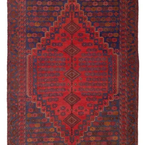 Kelimteppe - Orientalsk - 244 x 161 cm - rød