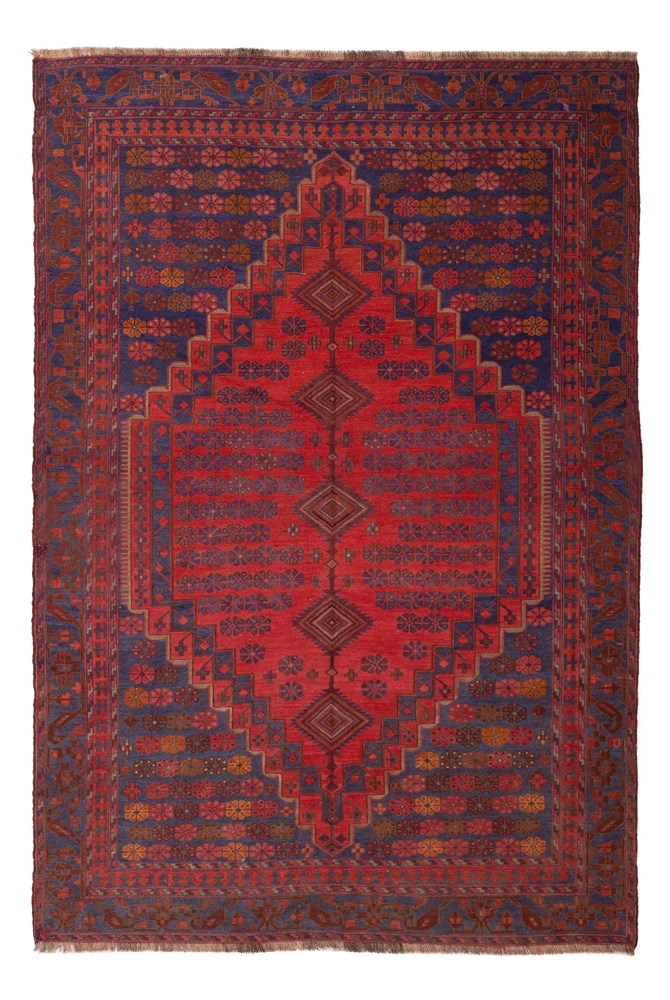 Kelimteppe - Orientalsk - 244 x 161 cm - rød