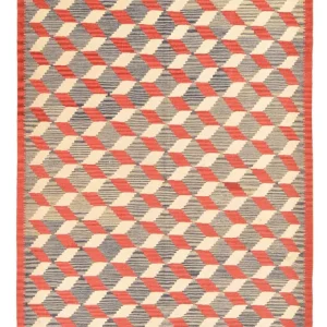 Kelimteppe - Orientalsk - 246 x 174 cm - flerfarget