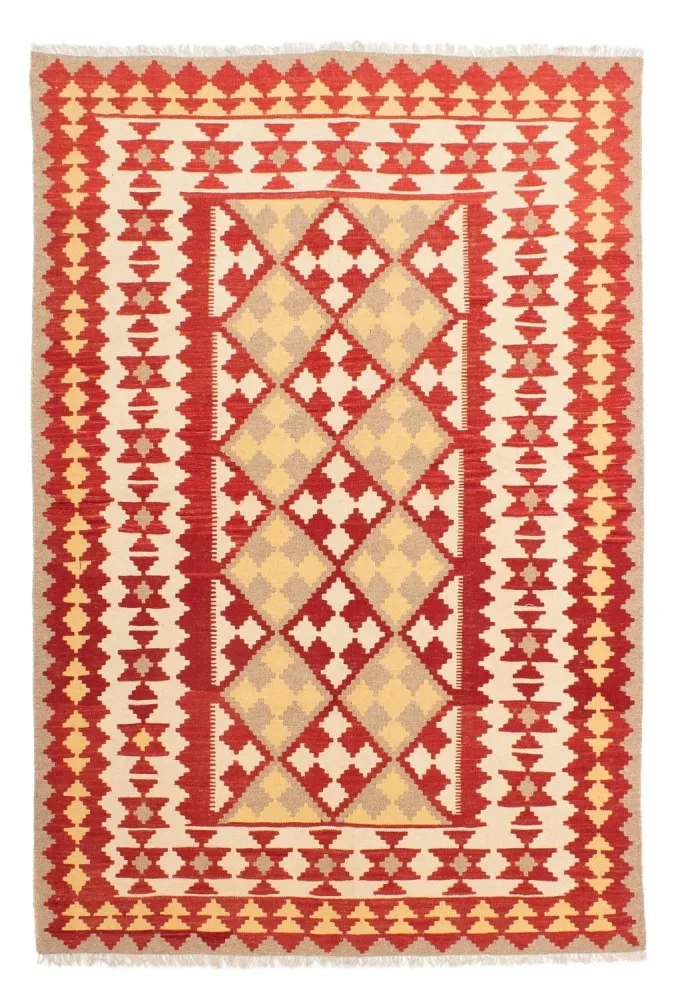 Kelimteppe - Orientalsk - 253 x 167 cm - flerfarget