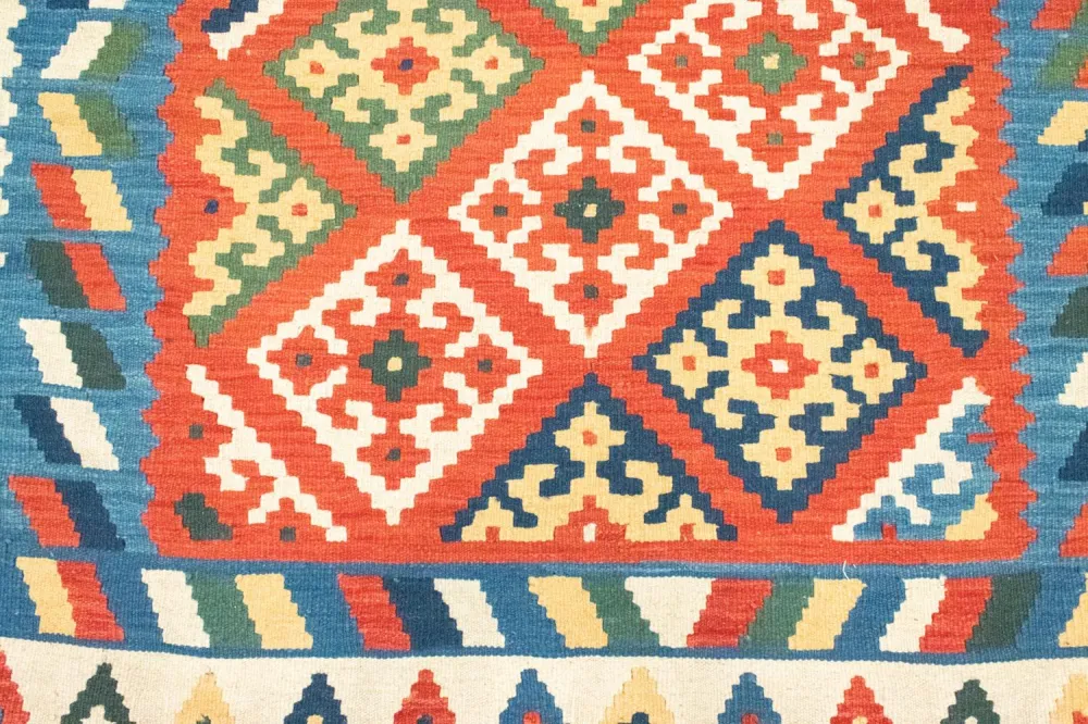 Kelimteppe - Orientalsk - 254 x 170 cm - rød