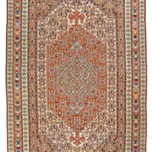 Kelimteppe - Orientalsk - 258 x 160 cm - lys rød