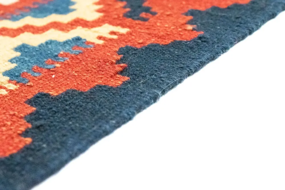 Kelimteppe - Orientalsk - 260 x 180 cm - oransje