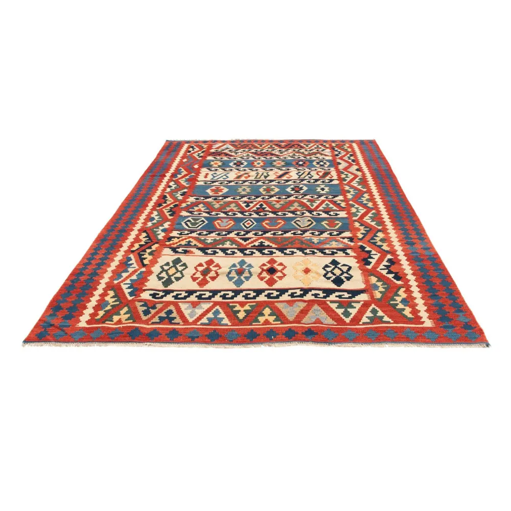 Kelimteppe - Orientalsk - 263 x 193 cm - flerfarget